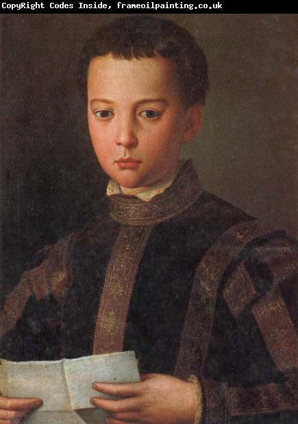 Agnolo Bronzino Portrait of Francesco I as a Young Man